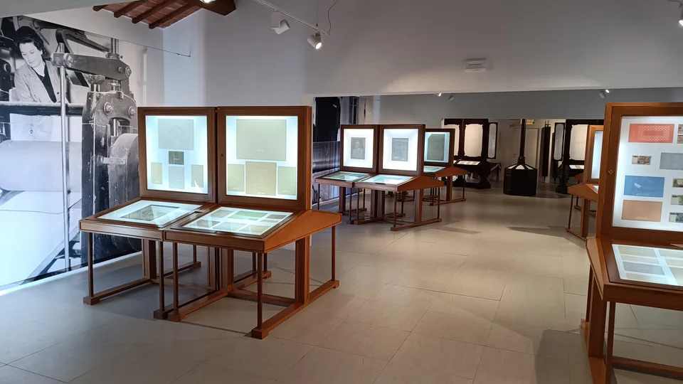 Una sala del Museo della Carta e della Filigrana di Pioraco